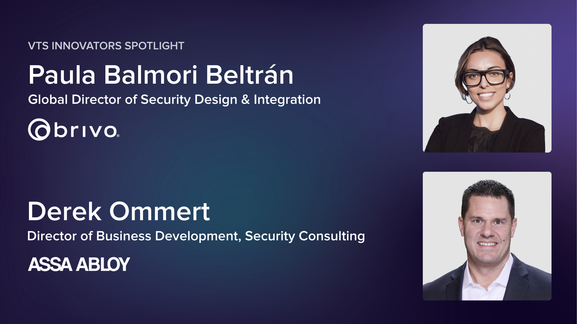 Secure Building Council Paula Beltran and Derek Ommert